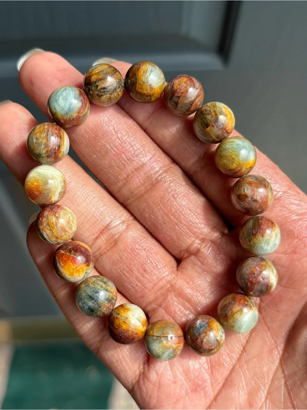 Island Kyanite Crystal Bracelet 12mm